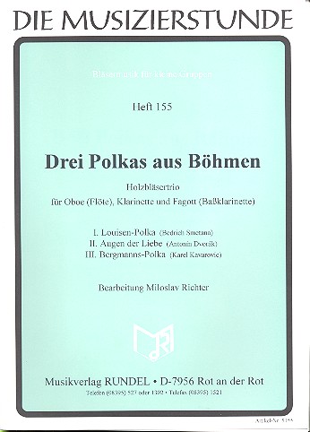Vorderes Coverbild 3 Polkas aus Böhmen