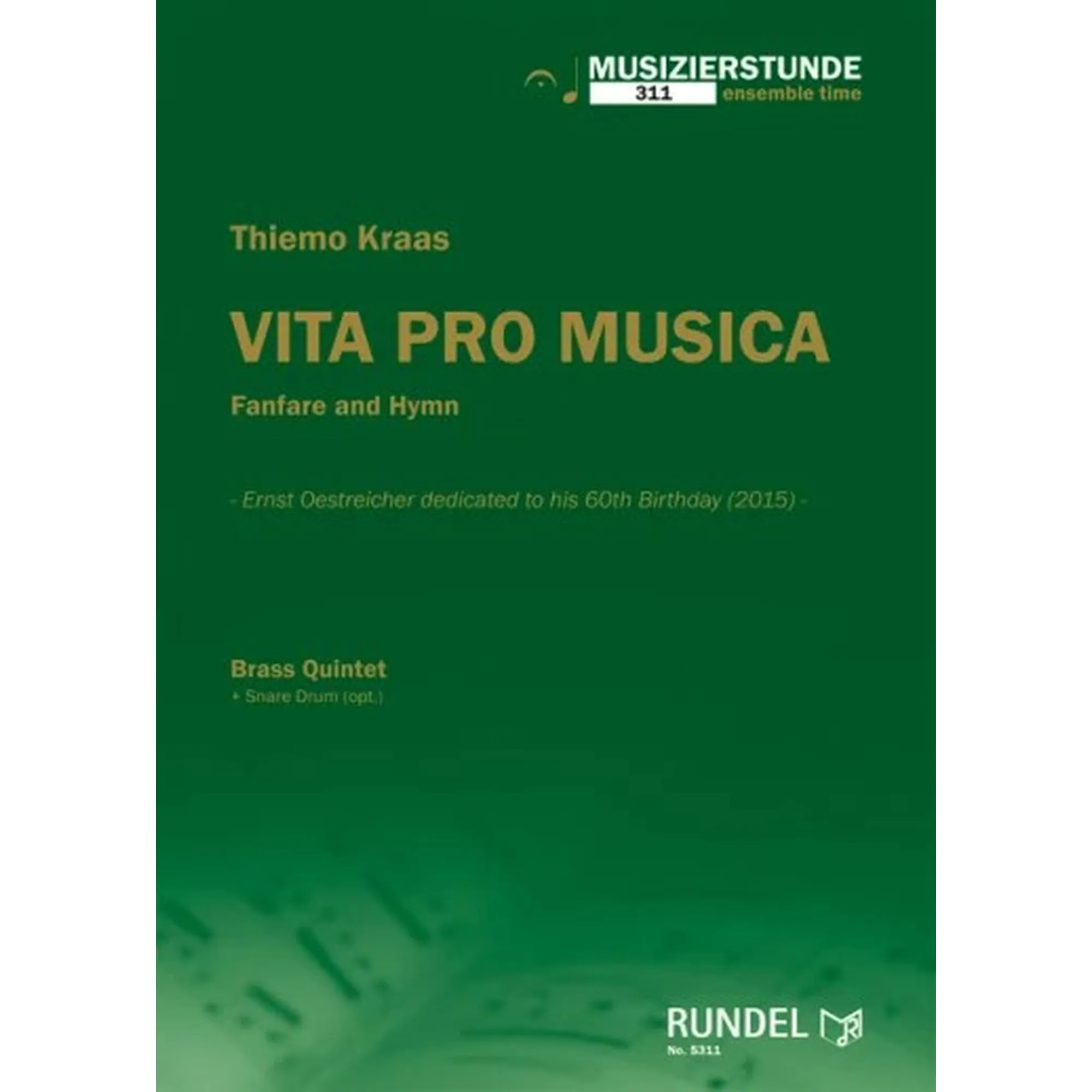 Vorderes Coverbild Vita pro musica