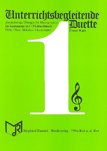 Vorderes Coverbild Unterrichtsbegleitende Duette 1