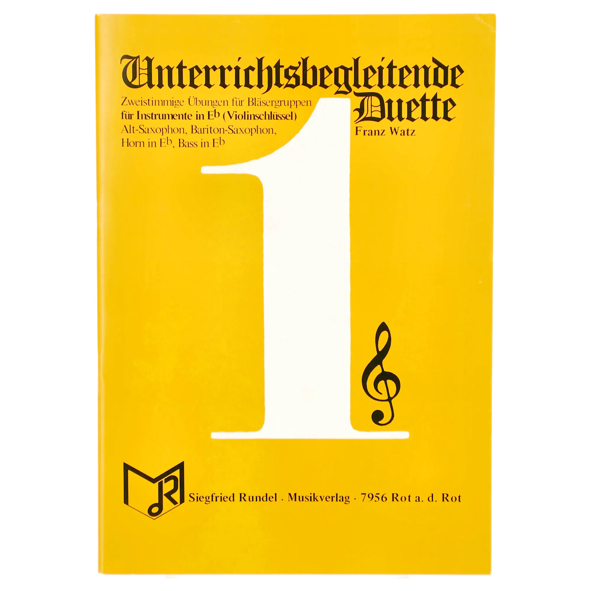 Vorderes Coverbild Unterrichtsbegleitende Duette 1