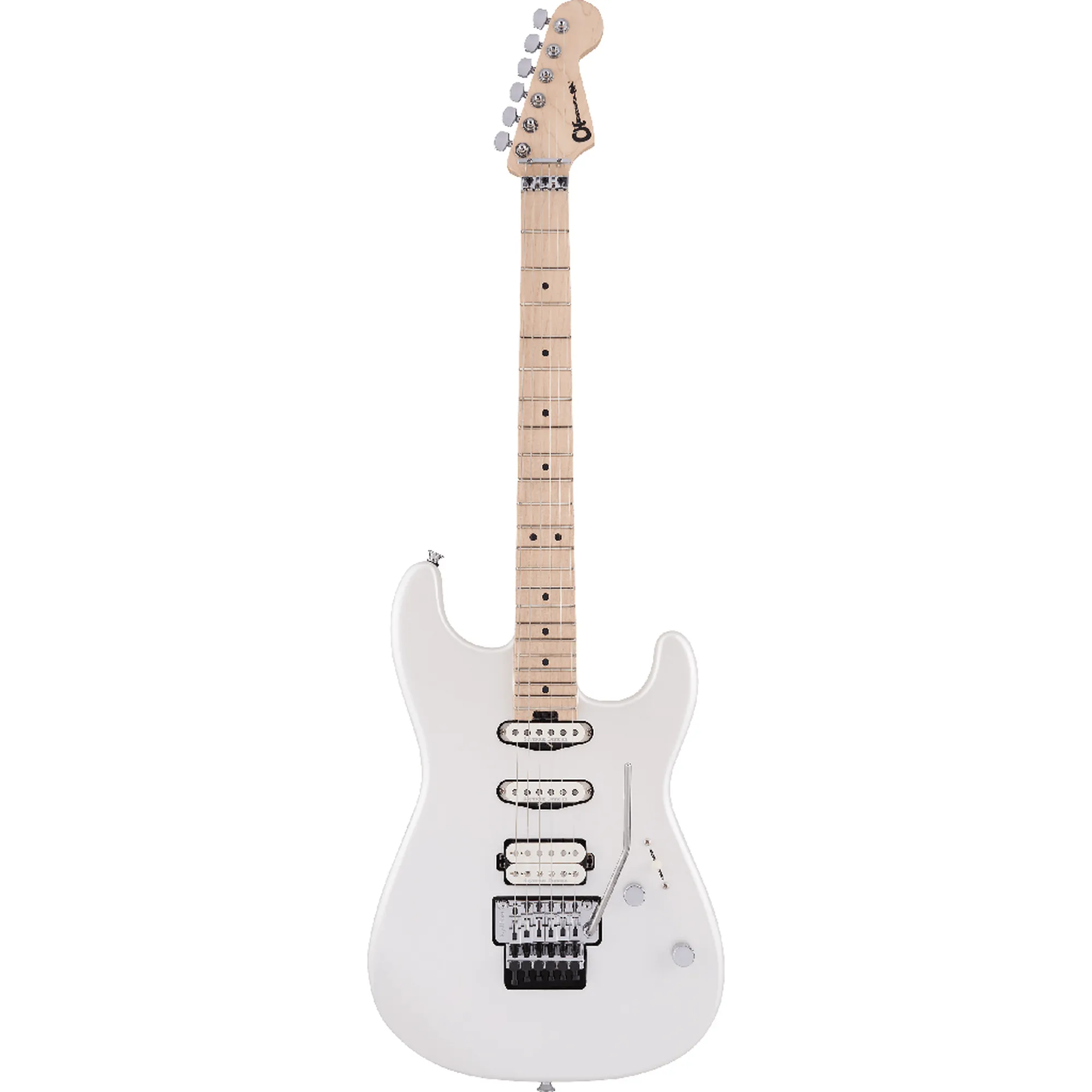Vorderes Coverbild Charvel PRO-MOD San Dimas Style 1 HSS FR - Platinum Pearl