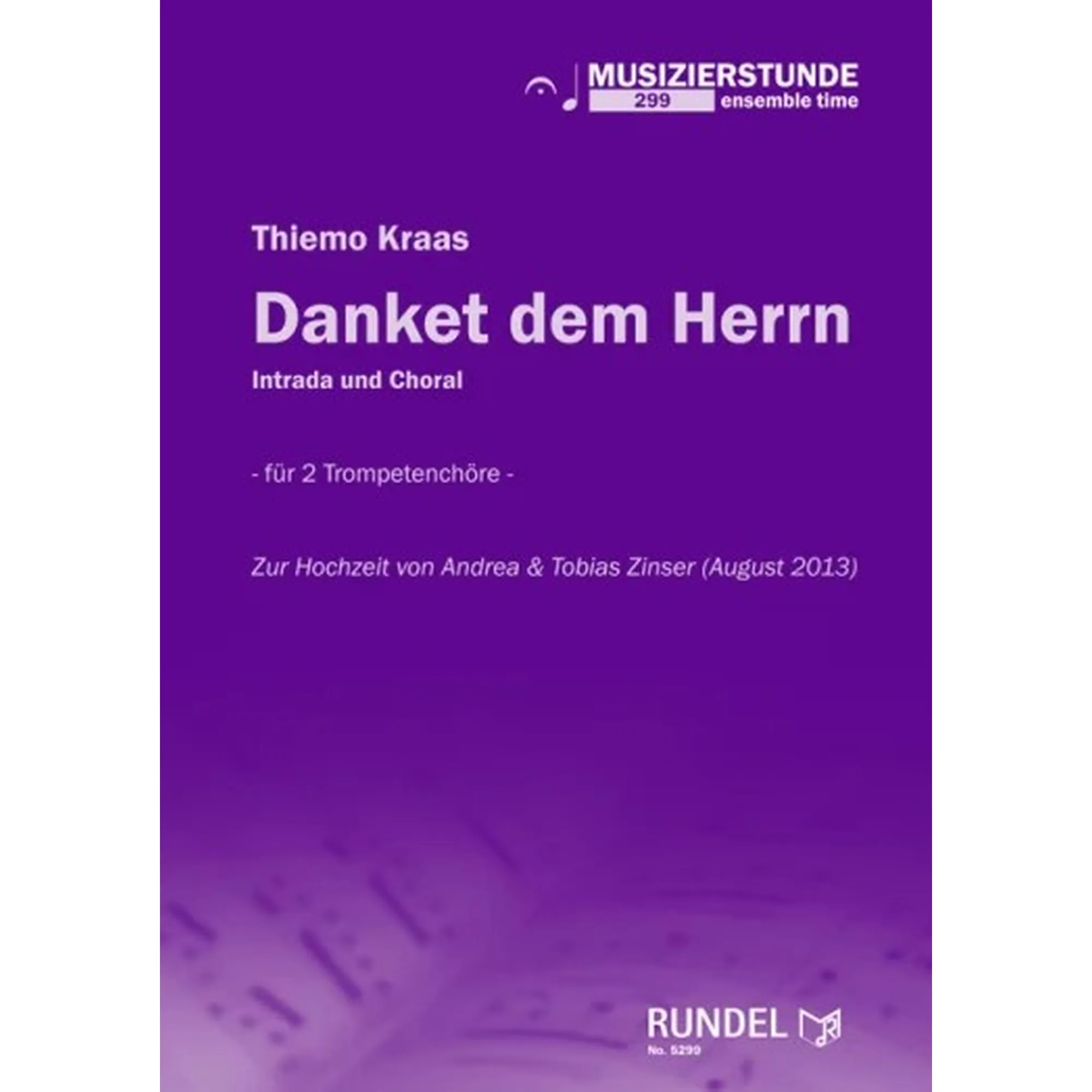 Vorderes Coverbild Danket dem Herrn