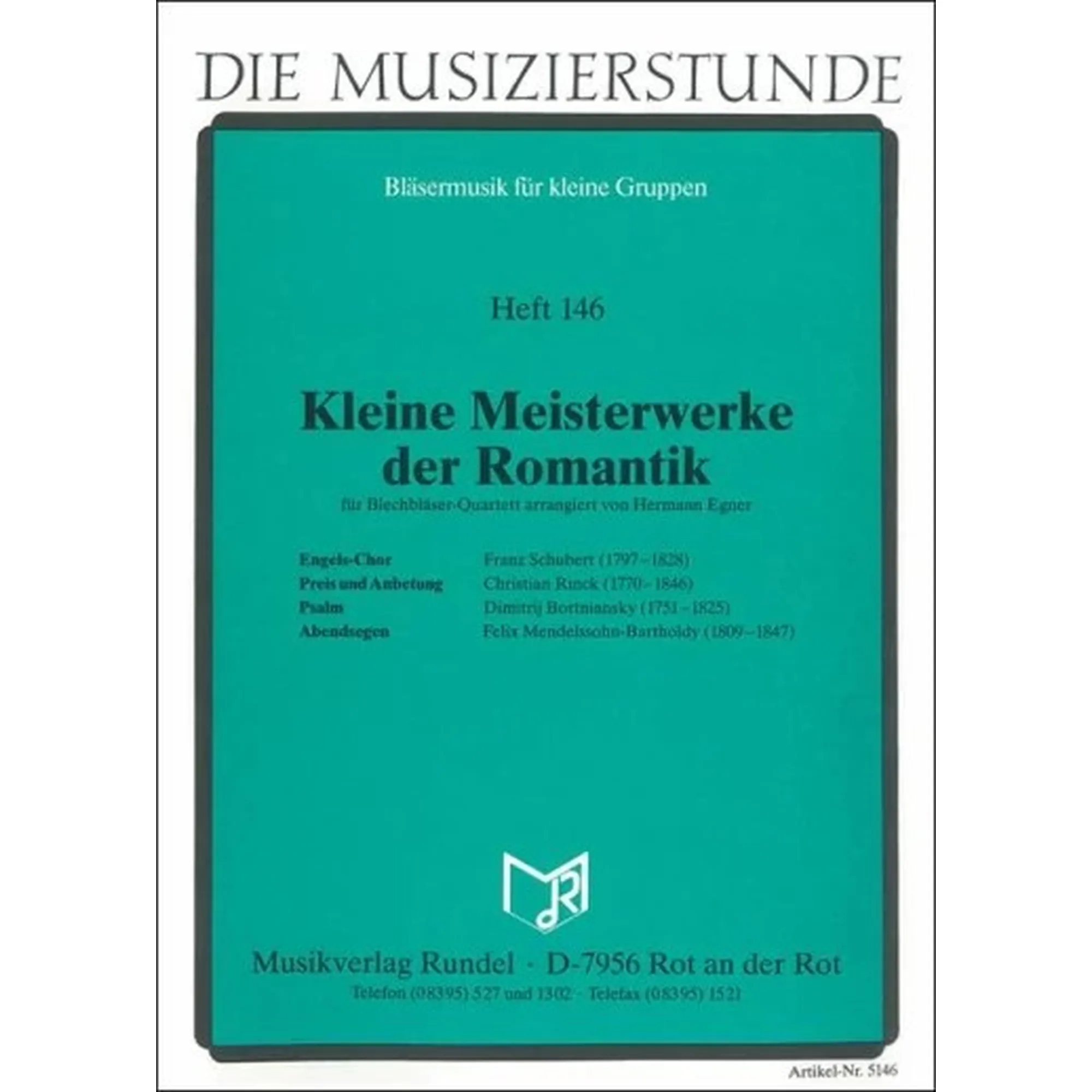 Vorderes Coverbild Kleine Meisterwerke der Romantik