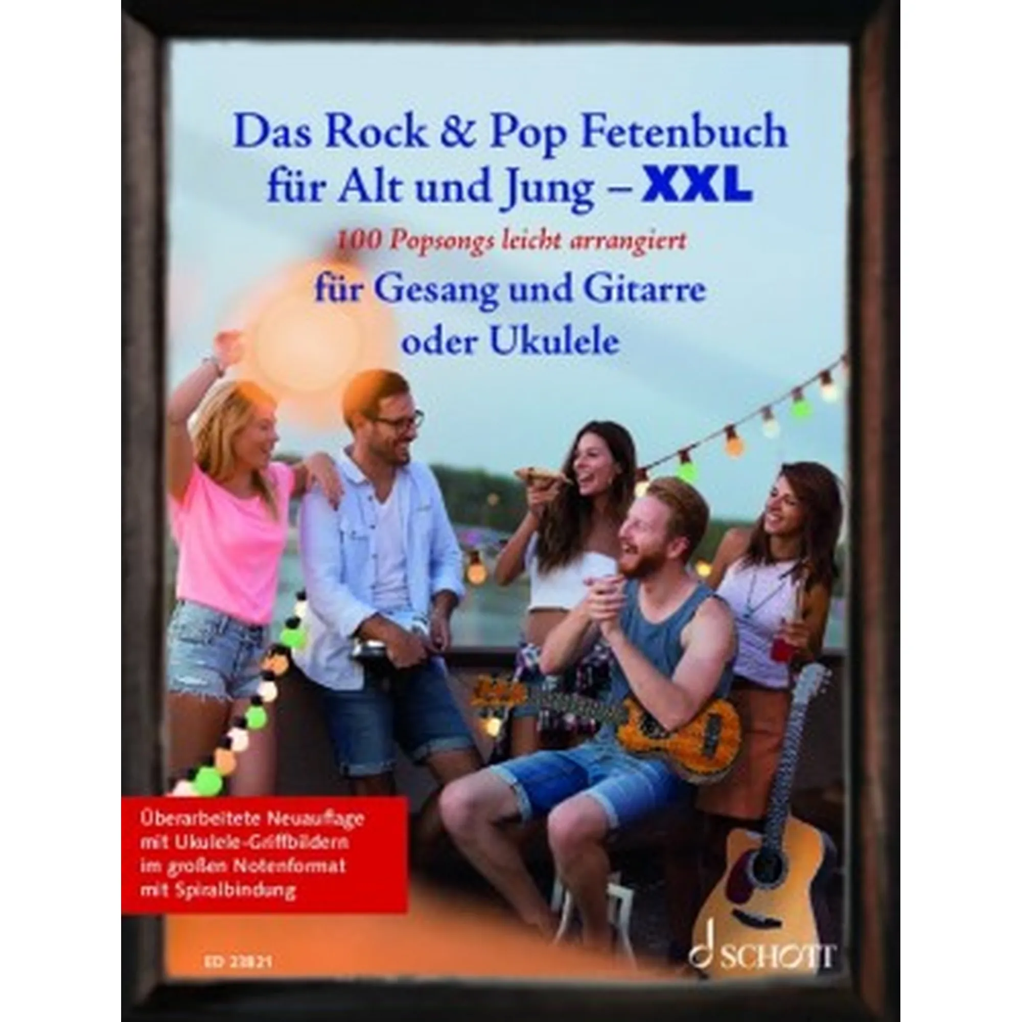 Vorderes Coverbild Das Rock + Pop Fetenbuch für Alt und Jung XXL