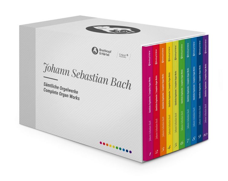 Vorderes Coverbild Sämtliche Orgelwerke in 10 Bänden Band 1-10