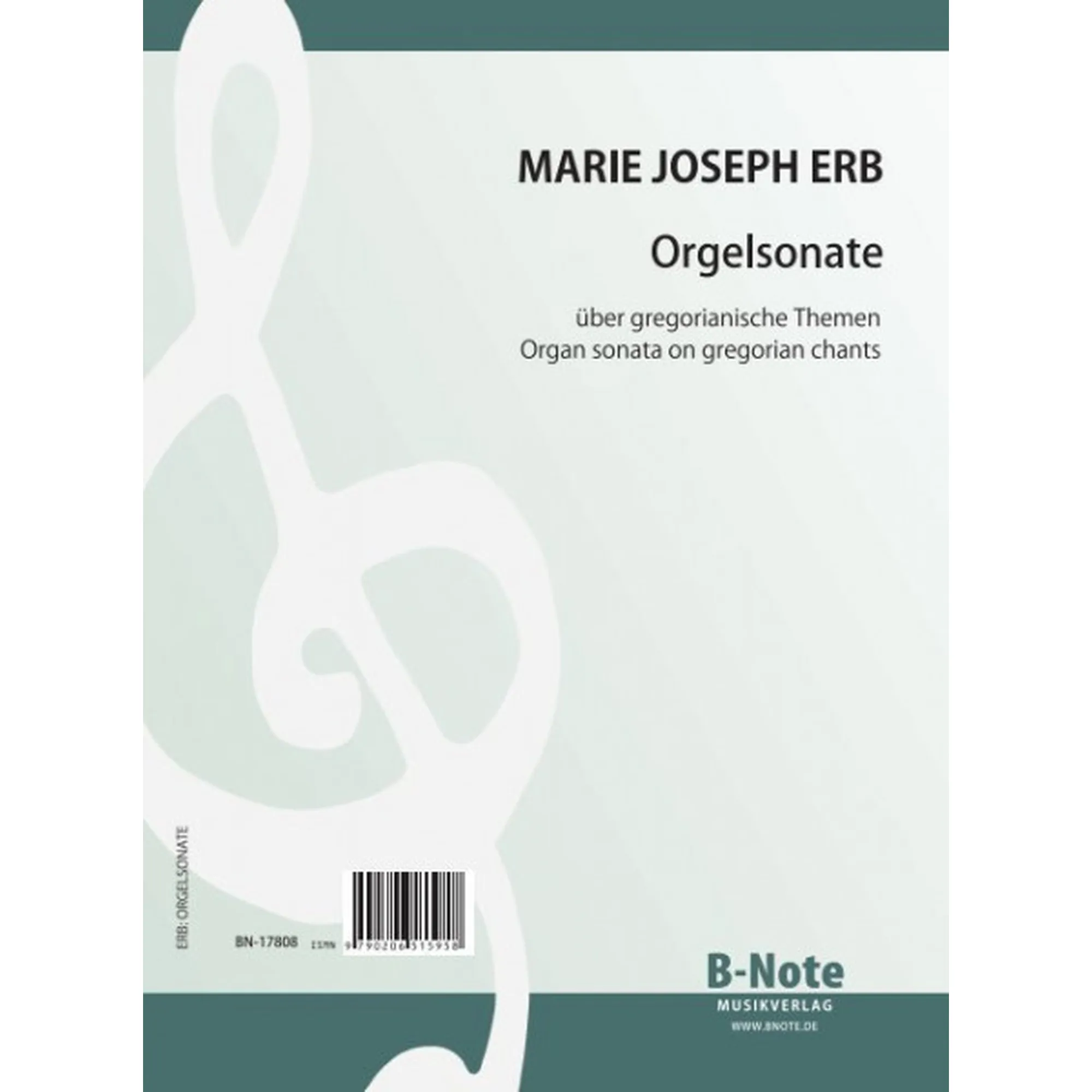 Vorderes Coverbild Orgelsonate über gregorianische Themen
