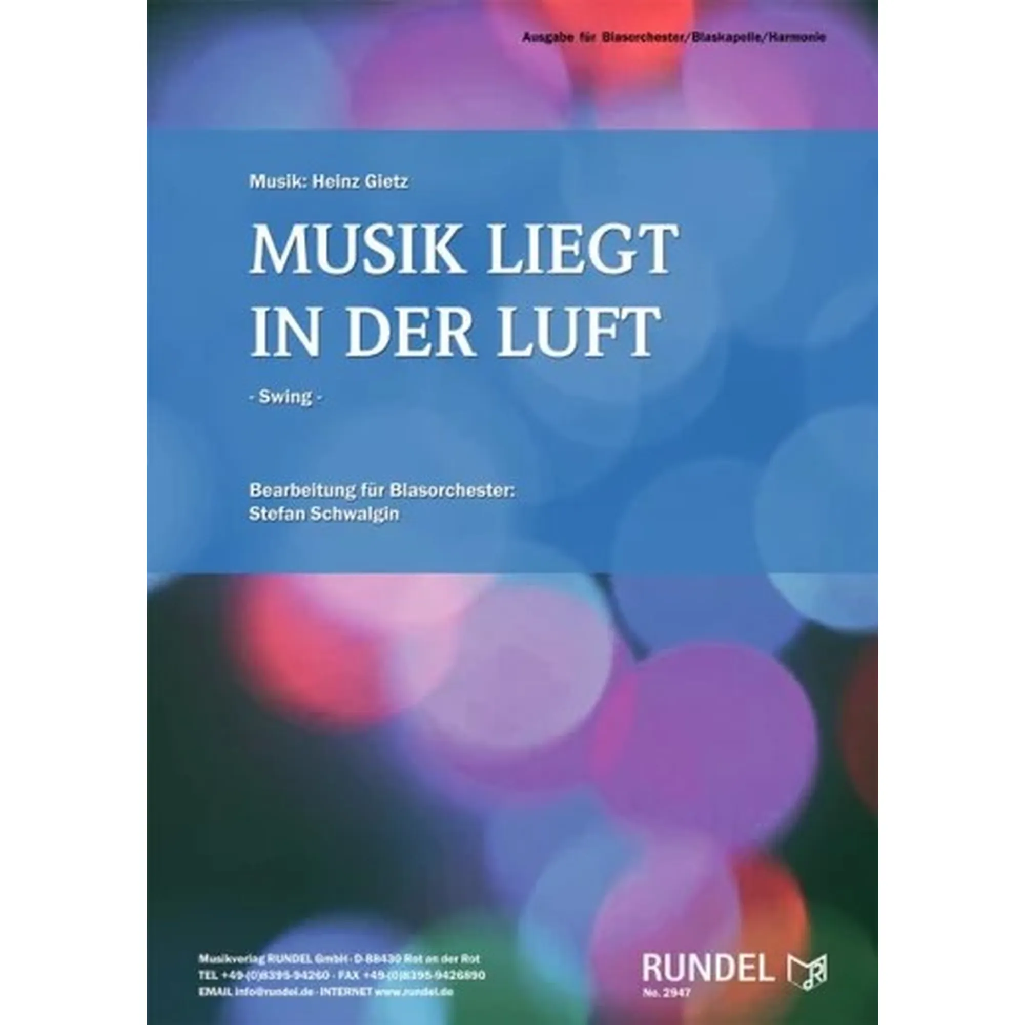 Vorderes Coverbild Musik liegt in der Luft