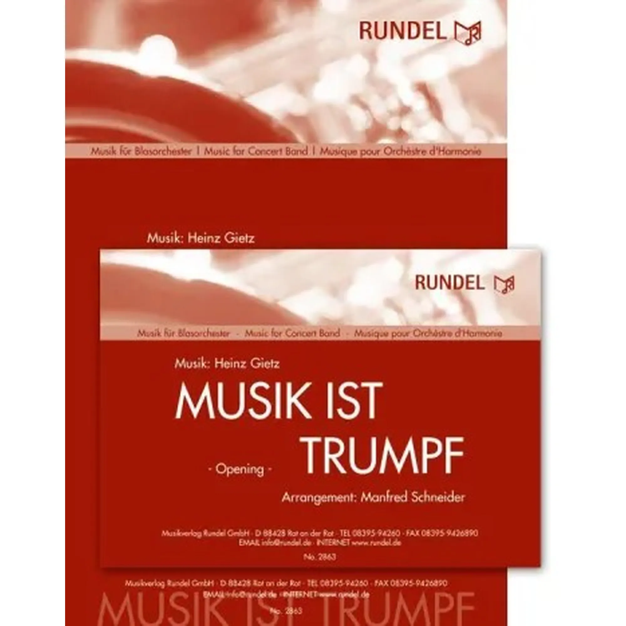 Vorderes Coverbild Musik ist Trumpf