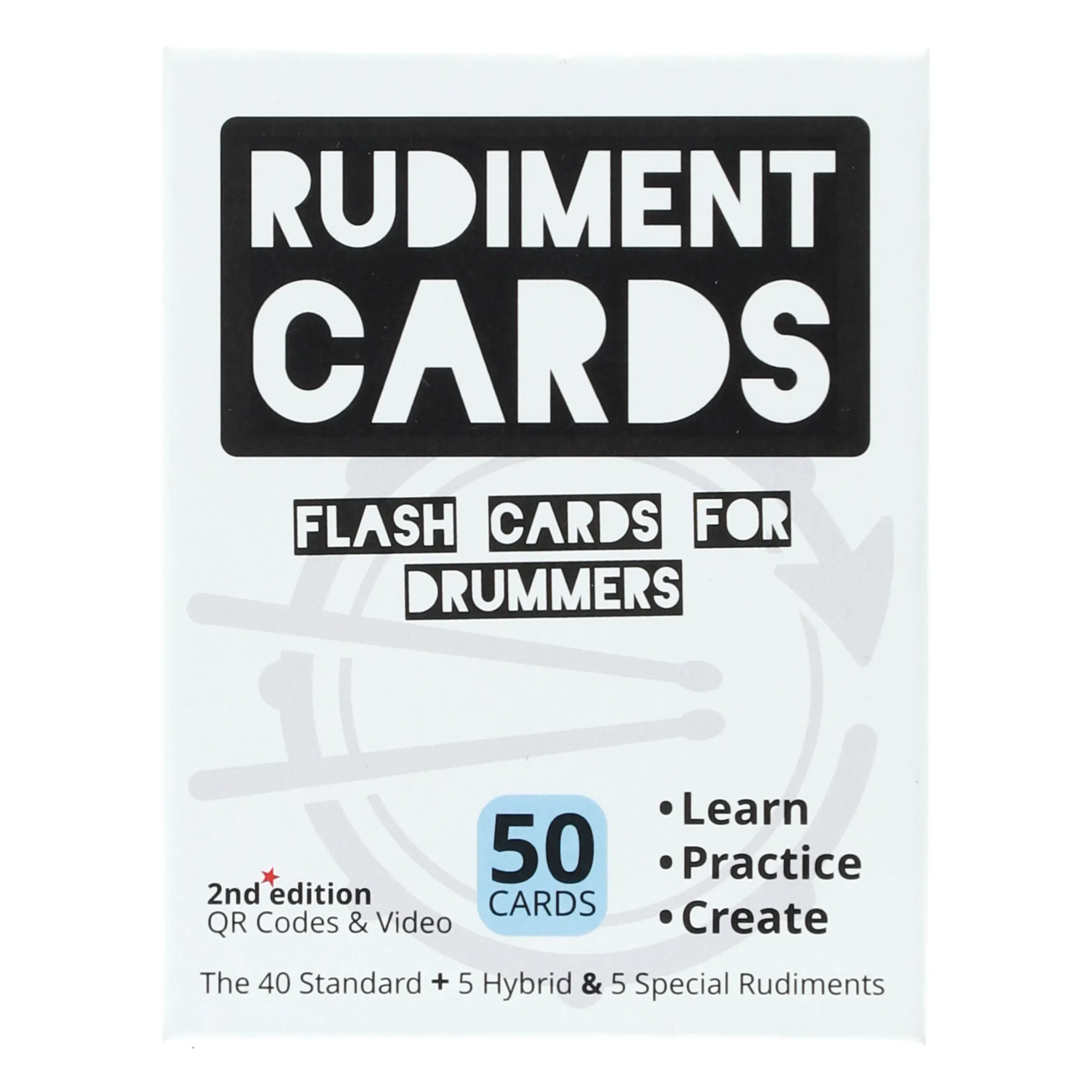 Vorderes Coverbild 360 Drums Rudiment Cards
