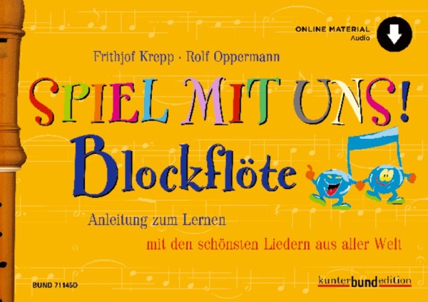 Vorderes Coverbild Spiel mit uns! Blockflöte
