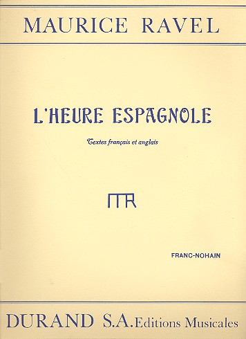 Vorderes Coverbild L'Heure espagnole - Oper