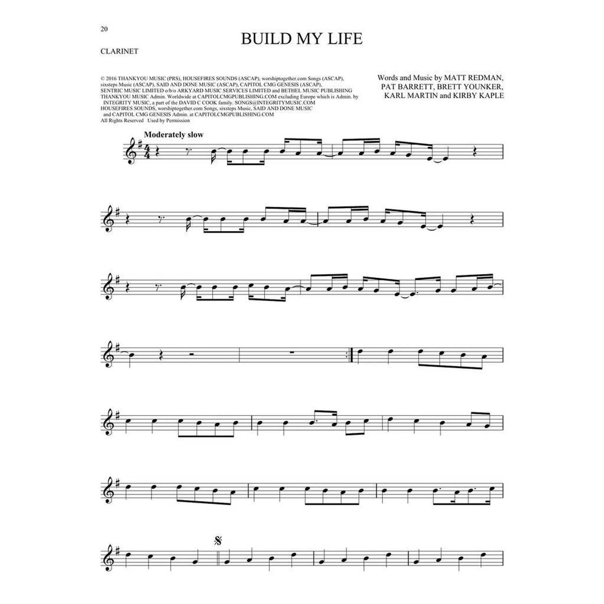 Anderes Coverbild 101 Worship Songs for Clarinet
