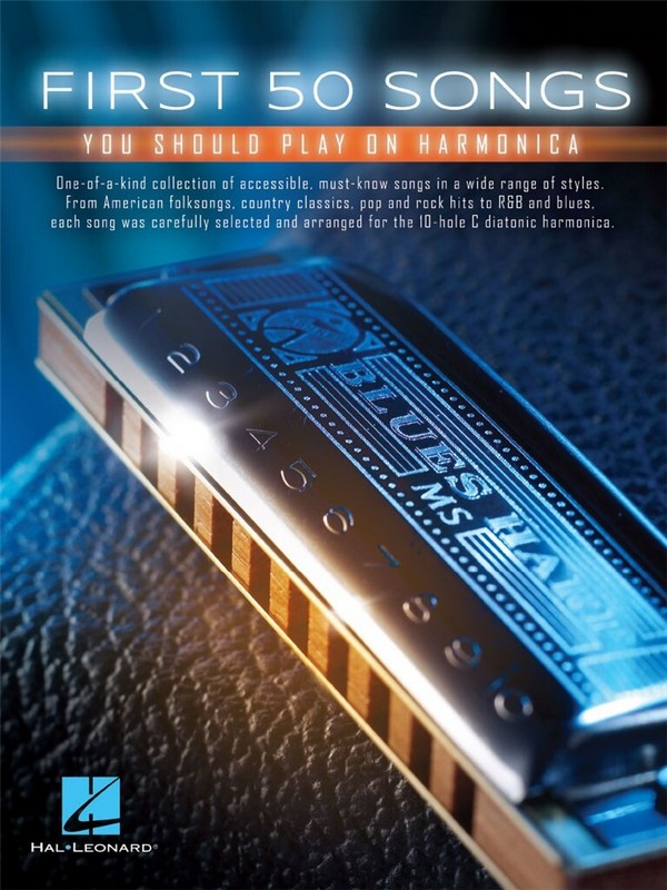 Vorderes Coverbild First 50 Songs You Should Play on harmonica