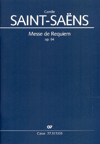 Vorderes Coverbild Messe de Requiem op.54