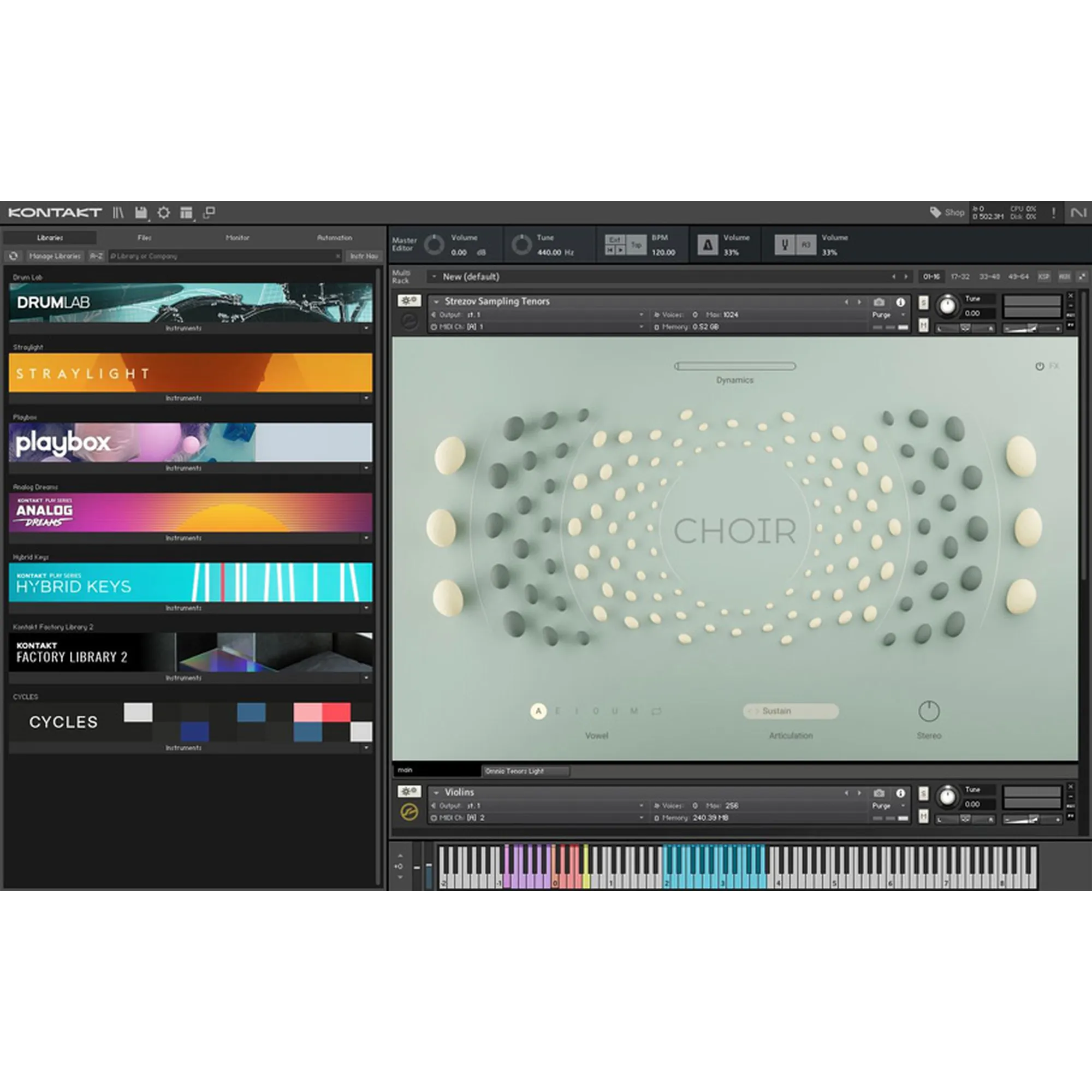 Vorderes Coverbild Native Instruments Kontakt 7