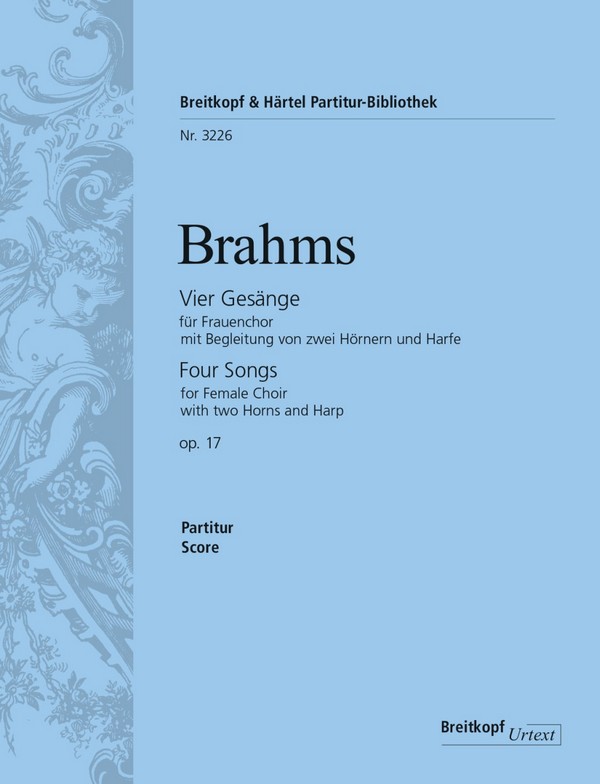 Vorderes Coverbild Vier Gesänge op.17
