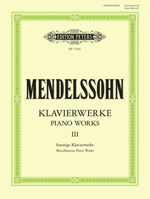 Vorderes Coverbild Klavierwerke Band 3 op.28, 35, 54, 82, 83, 104