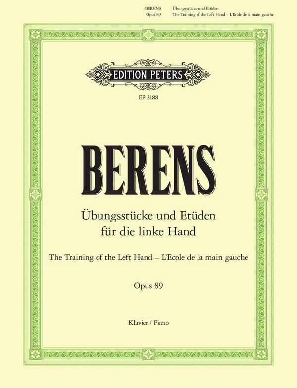 Vorderes Coverbild Die Pflege der linken Hand op.89