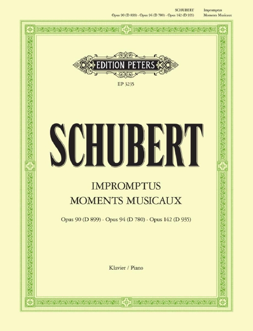 Vorderes Coverbild Impromptus und Moments musicaux op.90, 94 und 142