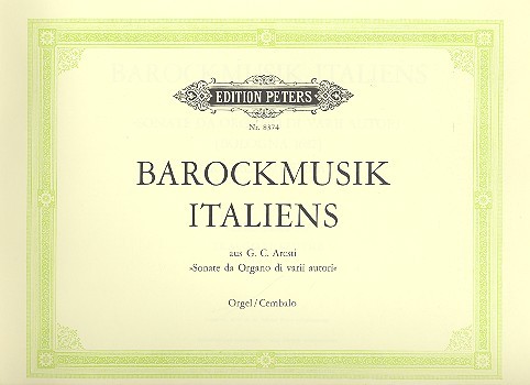 Vorderes Coverbild Barockmusik Italiens