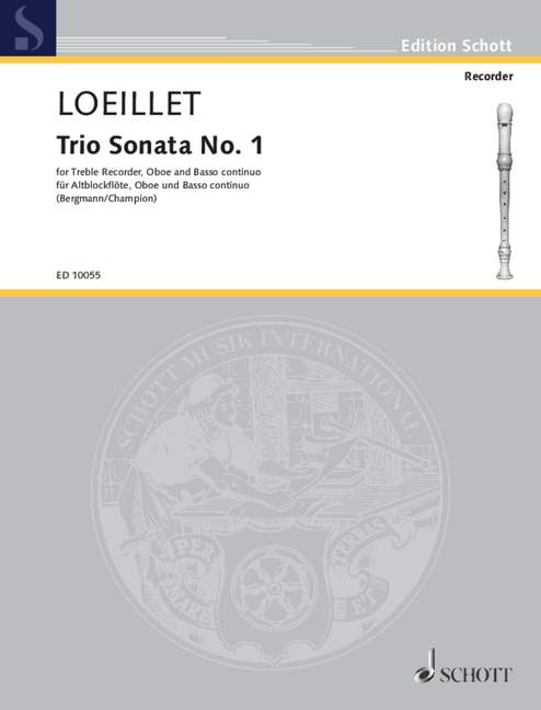 Vorderes Coverbild Trio Sonata f major op.1,1