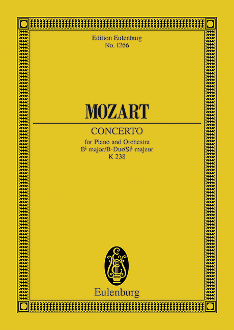 Vorderes Coverbild Konzert B-Dur KV238