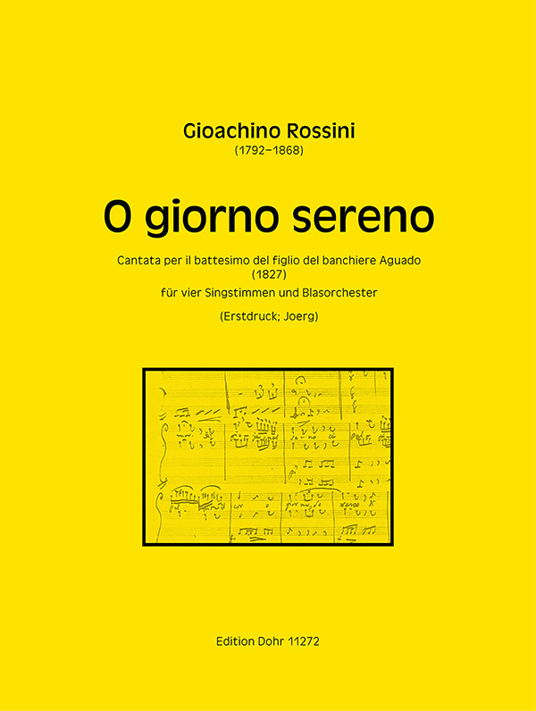 Vorderes Coverbild O giorno sereno