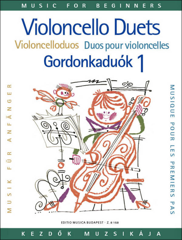 Vorderes Coverbild Violoncelloduos für Anfänger