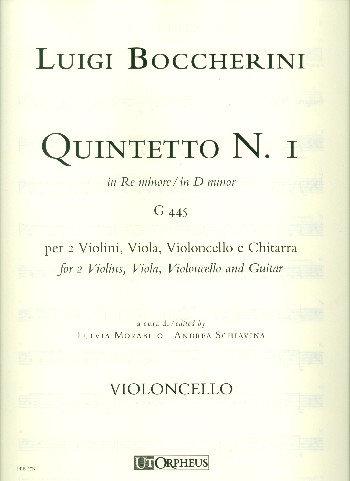 Vorderes Coverbild Quintetto re minore no.1 G445