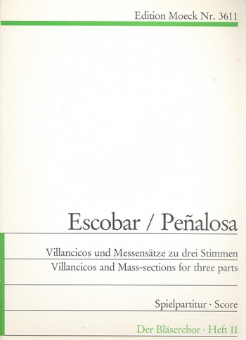 Vorderes Coverbild Villancicos und Messensätze