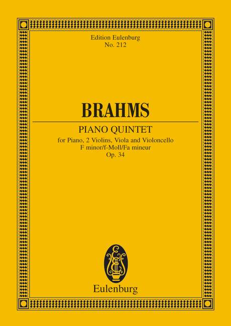 Vorderes Coverbild Quintett f-Moll op.34