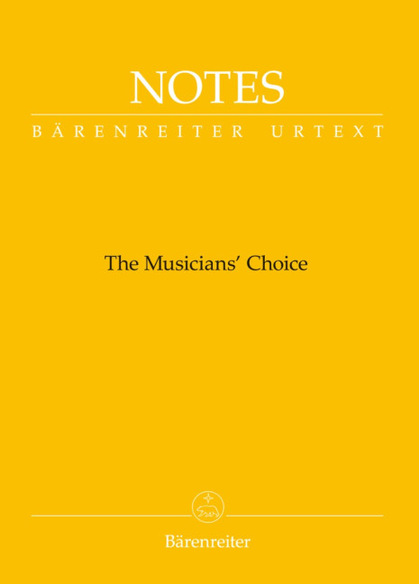 Vorderes Coverbild Notizbuch Notes - The Musician's Choice