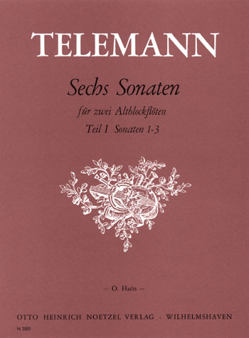 Vorderes Coverbild 6 Sonaten Band 1 (Nr.1-3)
