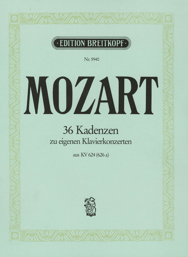 Vorderes Coverbild Kadenzen zu den Klavierkonzerten