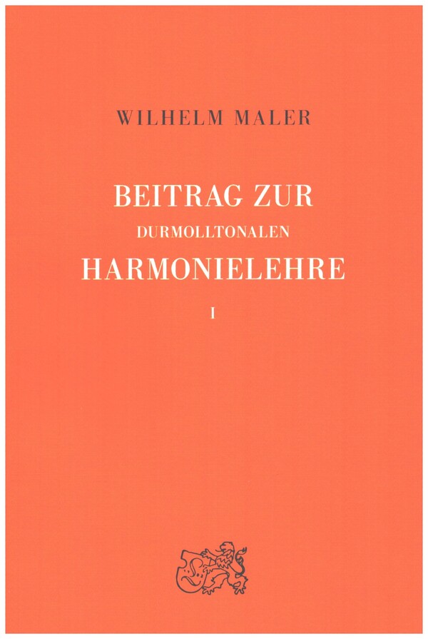Vorderes Coverbild Beitrag zur durmolltonalen Harmonielehre Band 1