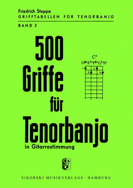 Vorderes Coverbild 500 Griffe für Tenorbanjo