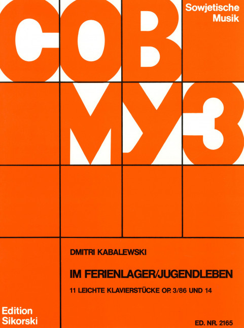 Vorderes Coverbild Im Ferienlager op.3,86 und  Jugendlieben op.14
