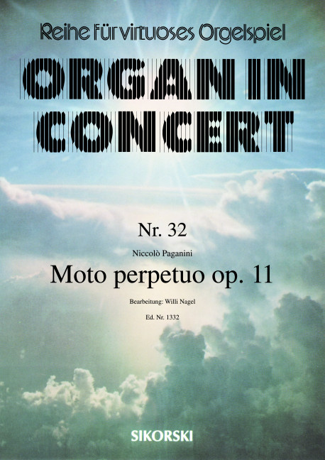Vorderes Coverbild Moto perpetuo op.11