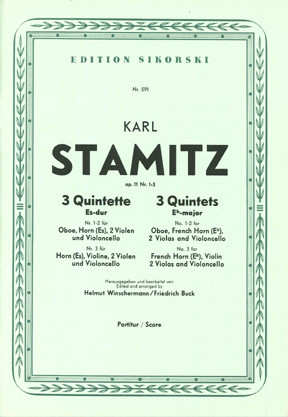 Vorderes Coverbild 3 Quintette op.11