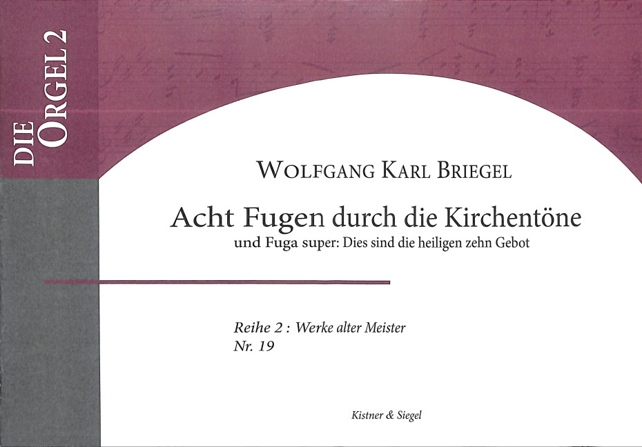 Vorderes Coverbild Acht Fugen durch die Kirchentöne