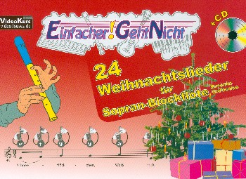 Vorderes Coverbild 24 Weihnachtslieder (+CD)