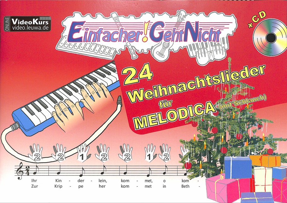 Vorderes Coverbild 24 Weihnachtslieder (+CD)
