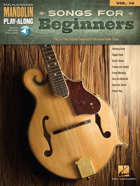 Vorderes Coverbild Songs for Beginners (+Online Audio Access) mandolin playalong vol.10