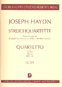Vorderes Coverbild Streichquartett Es-Dur op.0