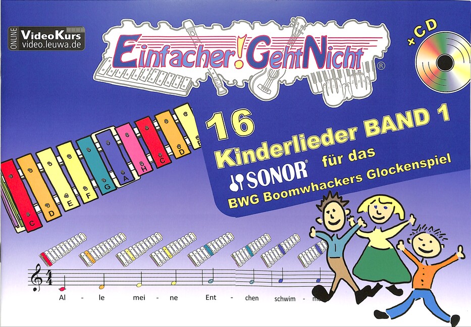 Vorderes Coverbild Einfacher! geht nicht - 16 Kinderlieder Band 1 (+CD)