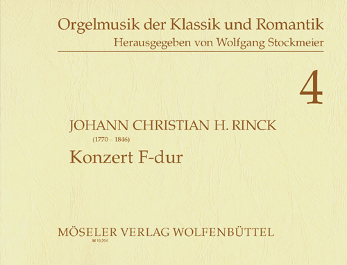 Vorderes Coverbild Konzert F-Dur