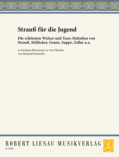 Vorderes Coverbild Strauss für die Jugend