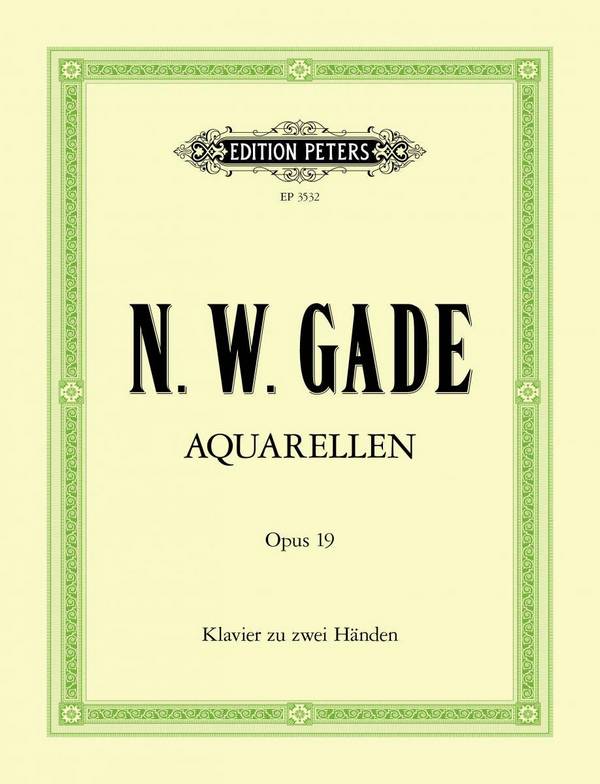 Vorderes Coverbild Aquarellen op.19
