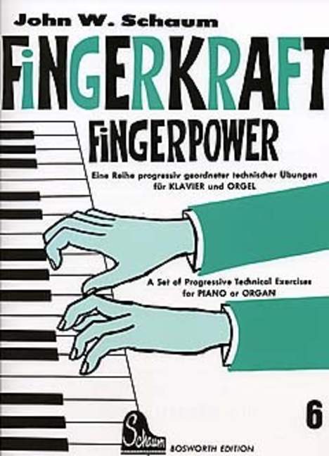 Vorderes Coverbild Fingerkraft Band 6 für Klavier/Orgel
