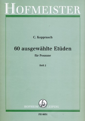 Vorderes Coverbild 60 ausgewählte Etüden Band 2
